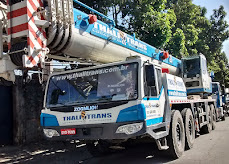 Guindaste móvel da frota Thalitrans, vista lateral completa